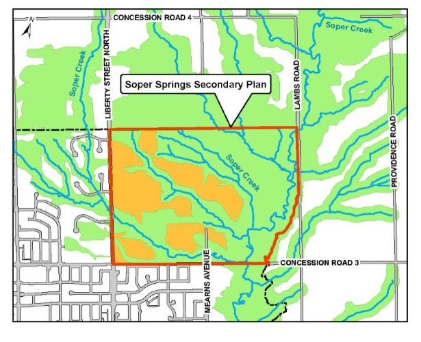 Soper Springs Map