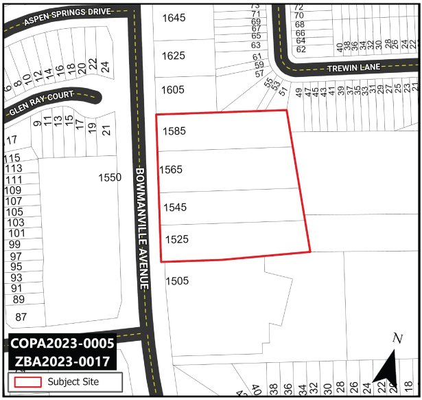 1525-1585 Bowmanville Avenue Site Plan