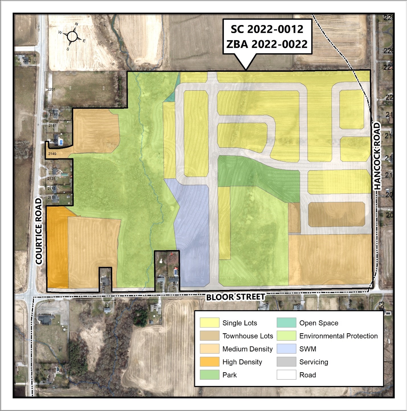 Map of Bloor Street proposed development.