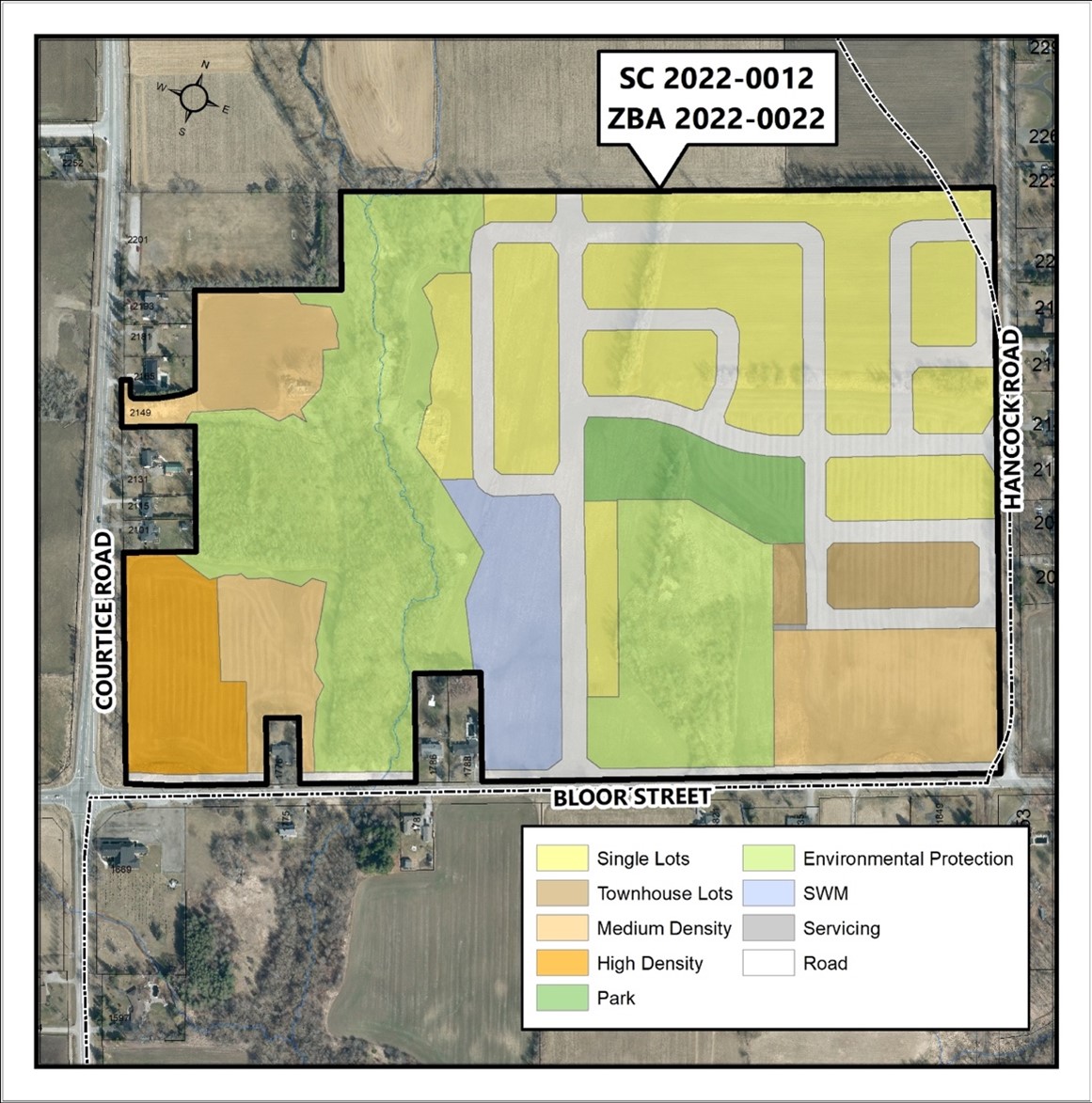 Map of Bloor Street proposed development.