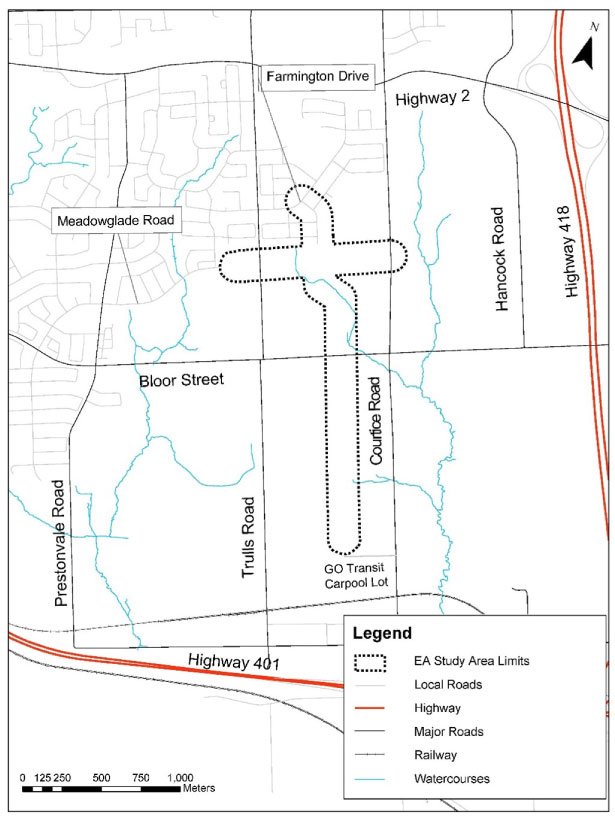 Map of study area