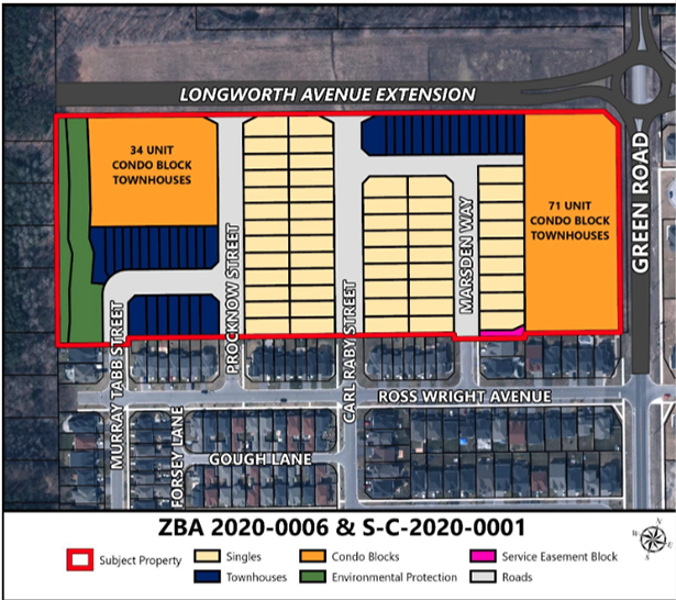 Map of proposed development location