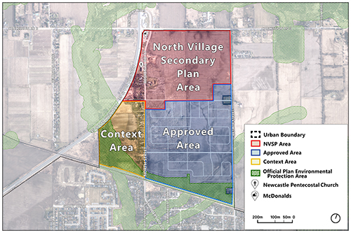 North Village Secondary Plan Area Map