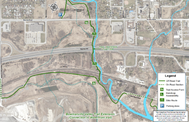 Bowmanville Valley Trail Map