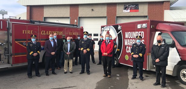 Clarington Emergency and Fire Services, Clarington Fire Fighters’ Association, and Wounded Warriors Canada announce mental health partnership 