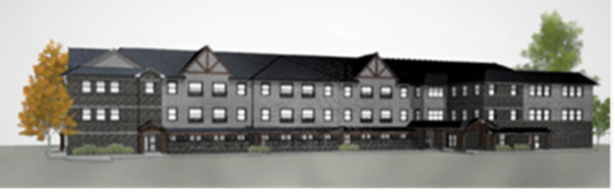 Image rendering showing three-storey unit concept