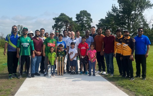 Clarington, in partnership with local cricket clubs, unveiled its first municipal cricket pitch.
