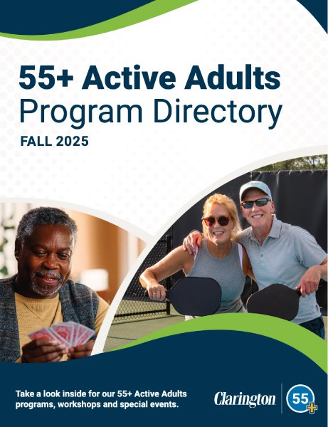 55+ Fall Program Guide