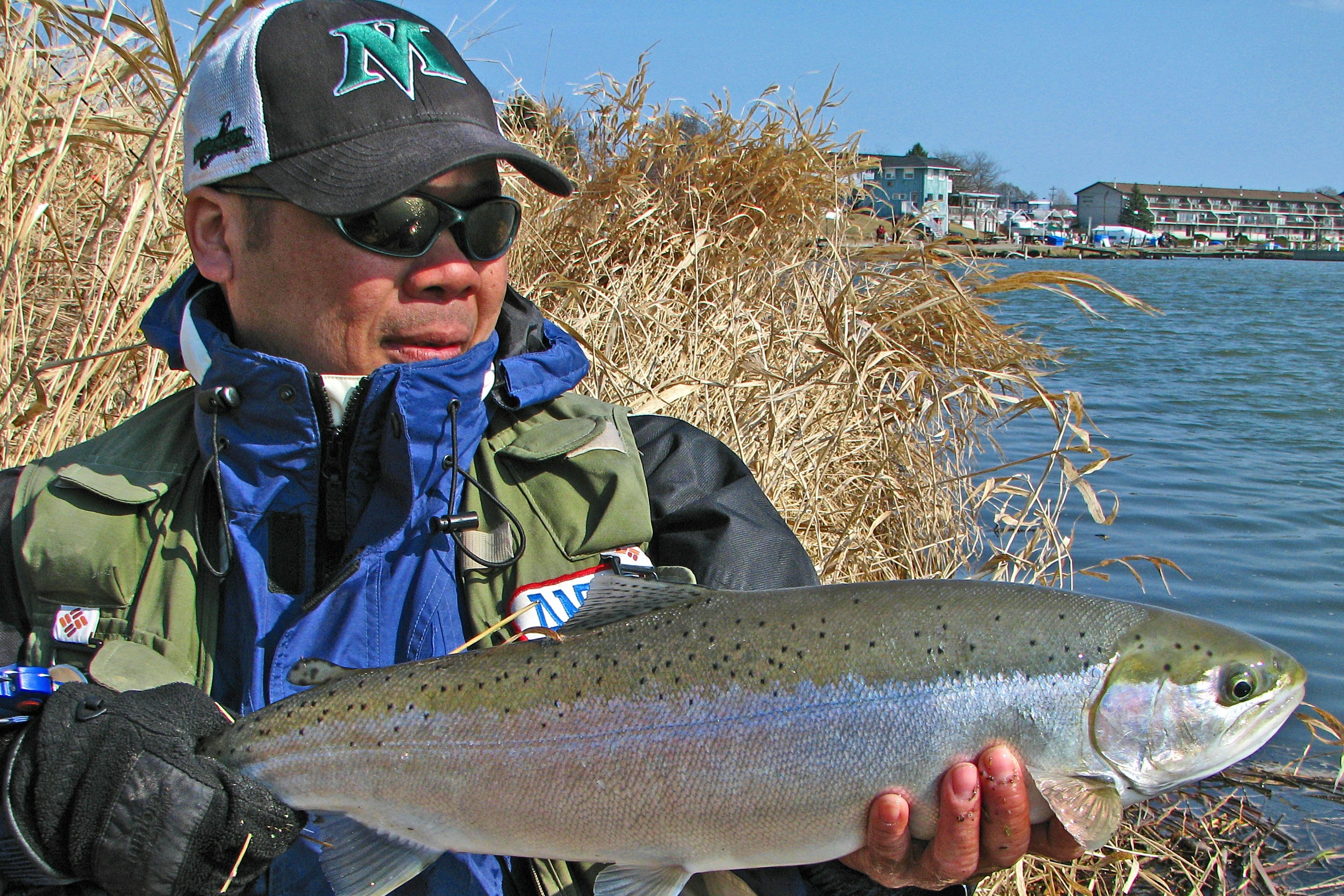 Man holding fish