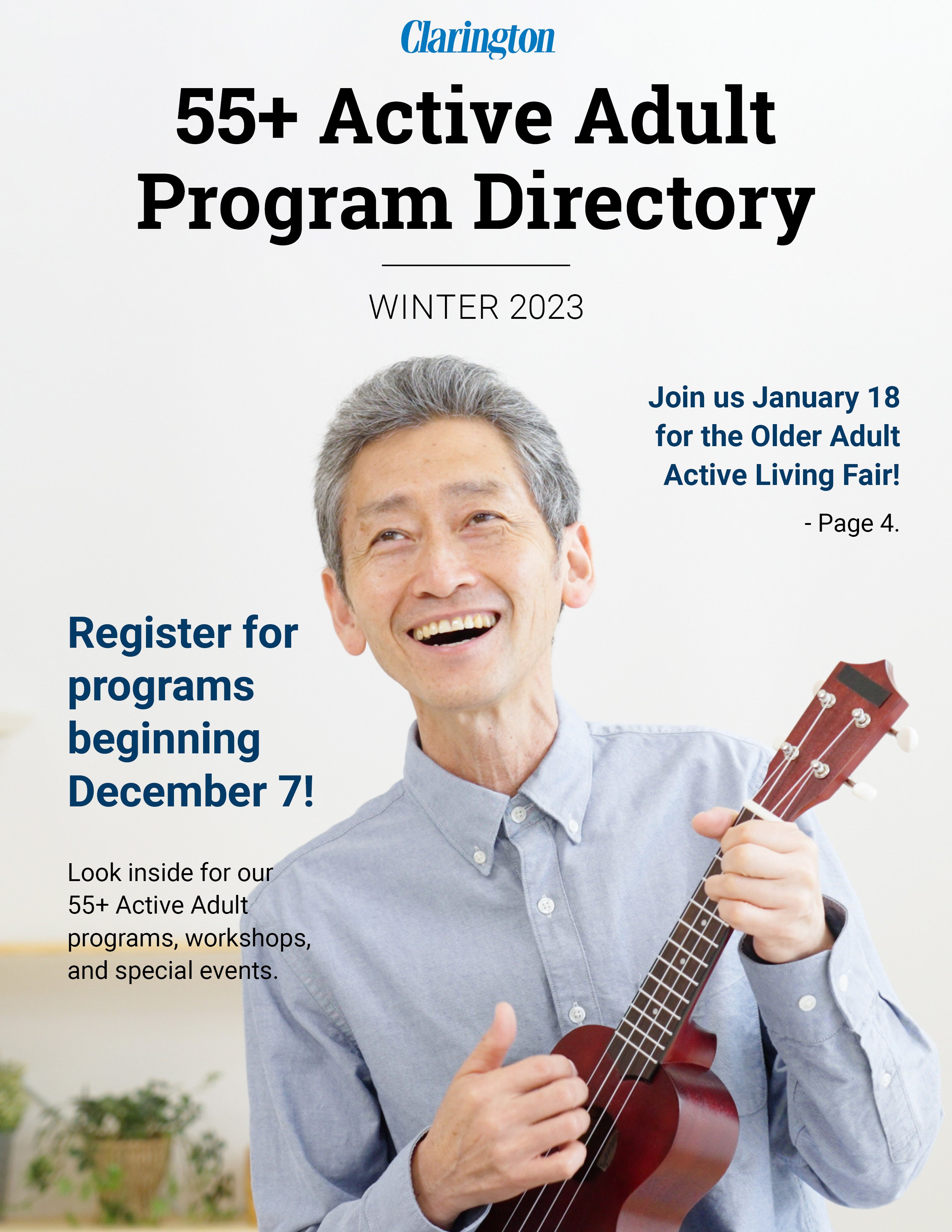 55+ Active Adult Program Guide Cover