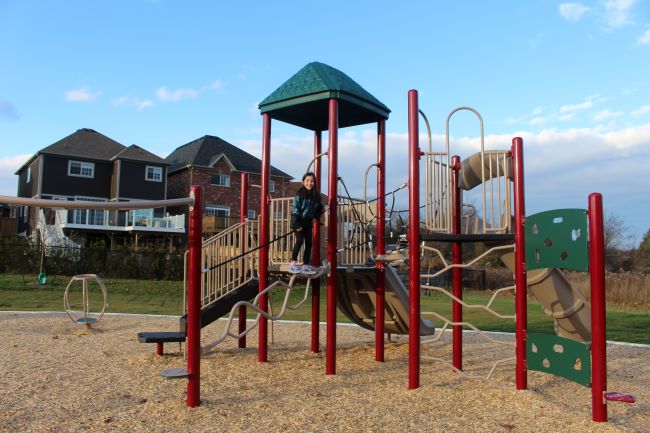 Girl on playground