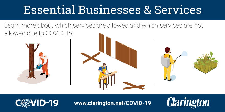Essential Businesses and Services Essential Businesses and Services