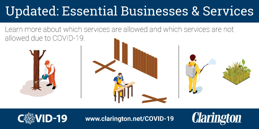 Essential Businesses and Services Essential Businesses and Services