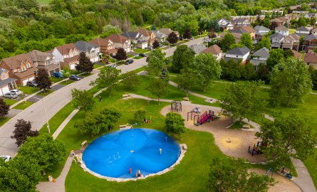 Drone image of Guildwood Park Neighbourhood