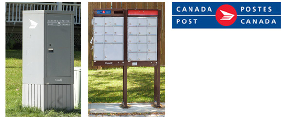 Canada Post boxes