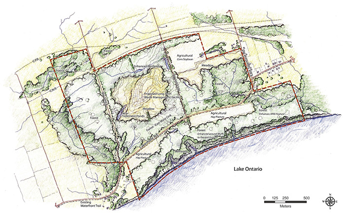Full End Use Concept Plan for the proposed Port Granby Nature Reserve