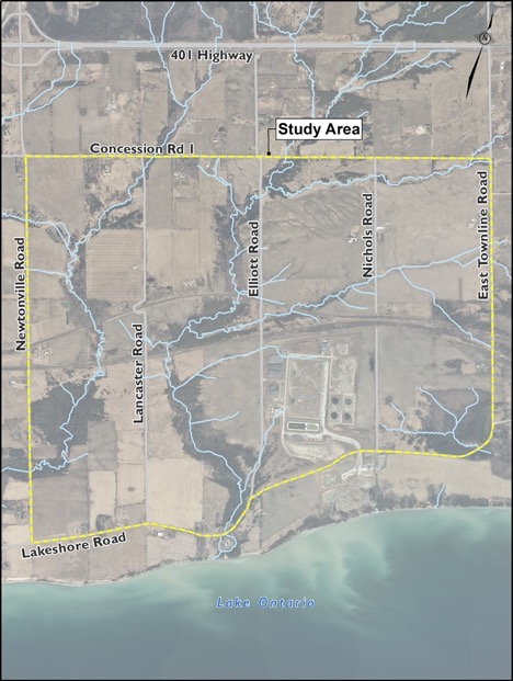 Map of Port Granby Project study area