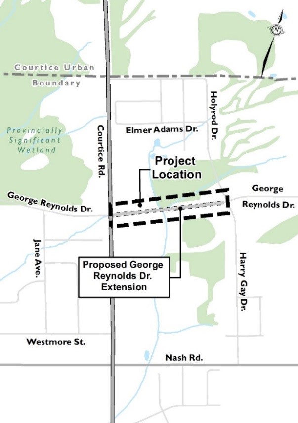 Map showing study area