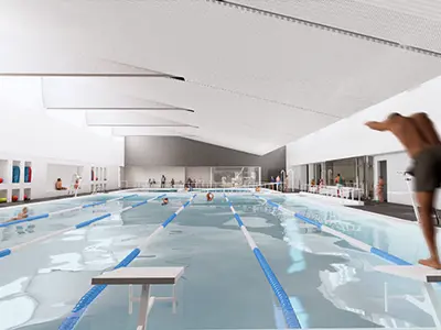 Rending of the pool coming in phase 2.