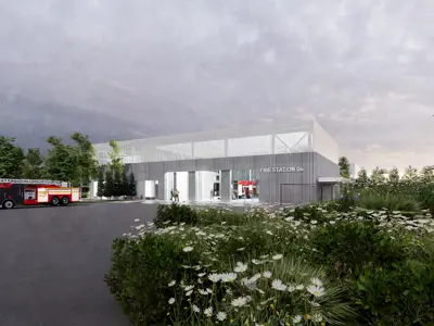 Fire Hall South East View