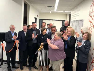 Marigold Hospice opening ribbon cutting.