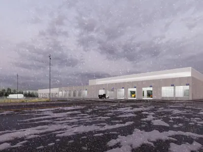 View of Operations Depot from Concession Street East.
